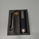 L6 Manual Coffee Grinder with Straight Handle, Hand Coffee Grinder for Espresso, Moka, Drip, French Press with External Adjustment Ring, Precision-Consistent Stainless Steel Conical Burr