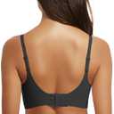 OEAK Womens Wireless Jelly Bras Comfortable Push Up Bra No Underwire Gel Bra Full Support Lift Everyday Seamless Tshirt Bras (Black, M)