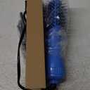 Dan Technology Blow Dryer Brush, 2 Inch Oval Titanium-Ceramic 4-in-1 Hot Air Brush & Hair Brush Blow Dryer for Fast Drying and Frizz-Resistant Volume, 2 Speeds & 3 Heat Settings 120V (Blue)