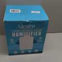 3L Stainless Steel Warm Mist Humidifier with Easy Clean and Warm Steam Function, Healthy Air Mist Humidifiers for Bedroom Living Room, with Sleep Mode and Auto-off Setting