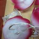 alikiki Diwali Gifts Electronic LED Diyas - Lotus Shaped Diya String Lights Diwali Pooja Item Indian Home Office Mandir Puja Decor, 10 Lotus Diyas per String, Battery Operated, Waterproof