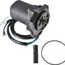 Electrical Tilt and Trim Motor Black Replacement for 6D8-43880-01-00 6D8-43880-09-00 Replacement for F75LA F90JA F90LA 2013-2018 F75TLR 2005-2012 F90TJR 2005-2008