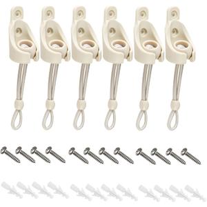 Universal 3-Pack Bungee Kit for Exterior Sun Shades Outdoor/Indoor Roller up Blinds, Replacement Shade Parts Bungee Kit (Beige)