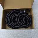 Bungee Cord with Hooks Heavy Duty, 4 Pack 60 inch Length and 10mm Diameter Black Bungee Cord, Plastic Coating Metal Hooks