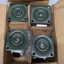 Heavy Duty Leveling Casters - 360 Degree Swivel Castors with Upgraded Handle, Height Adjustable Casters for Workbench, Machine, Equipment, Shelves, Total Capacity 2200 Lbs (4 Pack)