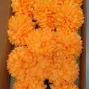 12 Pcs Orange Artificial Chrysanthemums Fall Flowers Silk Marigold Fake Mums Flowers for Home Party Centerpiece Vase Decor