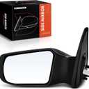 A-Premium Driver Side Power Door Mirror - Compatible with Nissan Altima 2007-2012 - Non-Heated Non-Folding Black Outside Rear View Mirror - Replace# 96302-JA04A