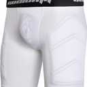 COOLOMG Youth Boys Baseball Sliding Shorts with Cup Pocket (NO Cup) Padded Compression Underwear, Large