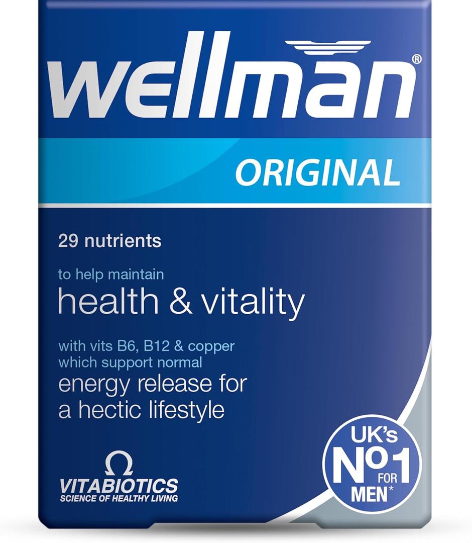 Vitabiotics Wellman 30 Tablets, EXP: FEB/2028