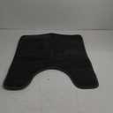 OLANLY Toilet Rugs U-Shaped 24x20, Extra Soft Absorbent Thick Memory Foam Contour Bathroom Rugs, Dry Quickly, Machine Washable, Non-Slip Toilet Bath Mat, Home Decor Accessories, Dark Grey