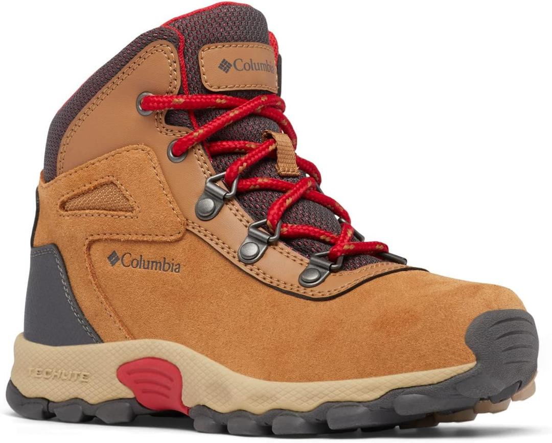 Columbia Youth Unisex Newton Ridge Amped ( Elk/Mountain Red, US 3)