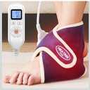 CAMECO Electric Ankle Heating Pad for Achilles Tendinitis Pain Relief, 30s Quick Heating & 86℉-158℉ Heated Ankle Brace for Women Men Home Office, Ankle Heat Wrap for Arthritis Swelling