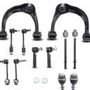 A-Premium 12Pcs Suspension Kit, Front Upper Control Arm, Lower Ball Joint