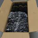 VTRIN 10 Tier Shoe Rack Tall Large Capacity Wide Shoe Organizer with Two Hooks Sturdy Metal Shoe Shelf for Entryway, Closet, Bedroom (Black)