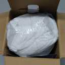 5 STARS UNITED Knee Pillow for Side Sleepers - Hip Pain Relief, Memory Foam Leg Cushion for Side Sleeping - Between Legs Pillow for Sciatica & Lower Back Pain, White (Standard)