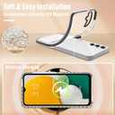 Cute Case for Samsung Galaxy A16 5G - for Women Girls Kawaii Funny Design Fun Aesthetic Blue Flower Fashion Girly for Teens Pattern TPU Bumper Phone Covers