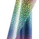 TransWonder Gradient Leopard Glitter-HTV Glitter-Heat-Transfer-Vinyl 12 x 5ft. Glitter Heat Vinyl Iron on Vinyl for Cricut Sihouette Cameo T Shirts, Pack of 2
