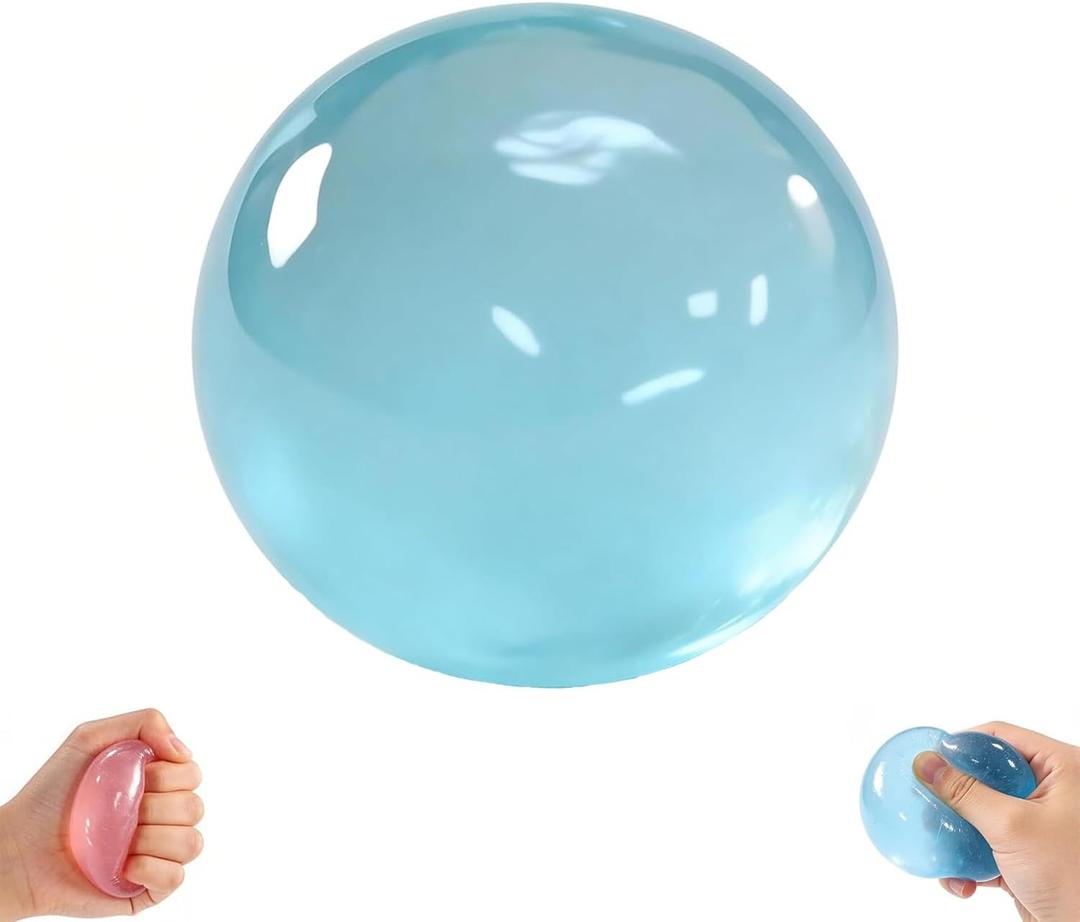 Coconut Oil Squishy, Coconut Oil Stress Ball Super Soft, Handmade Slow Rising Fidget Squeeze Toy for Stress Relief, Squeeze the Stress Away (Blue)