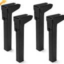 4 Pcs Self Locking Folding Table Legs, 6", 8", 10", 12" Foldable Table Legs for Camping Tables Furniture DIY (7.87 inches / 20 cm)