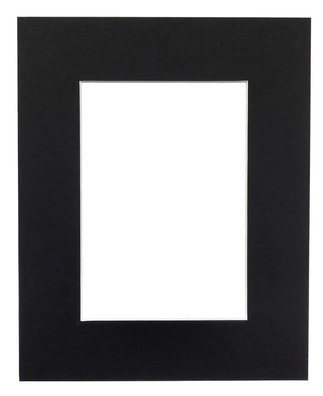 4.5" x 6.5" Black Matte Picture Frame