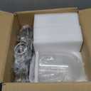 AUTELO 2 Pack Brushed Nickel Pendant Lights, Glass Pendant Lights Kitchen Island with Clear Cylinder Glass, Industrial Pendant Lighting with Adjustable Rods, H2511 CLST 2PK (Silver)