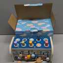 KIDWILL Wooden Hammering Pounding Toy for 12+ Months Kids, Montessori Toys for 1+ Year Old Babies, Early Development Toy with Pounding Bench, Xylophone, Number Sorting Maze, Gifts for Toddlers Age 1-2