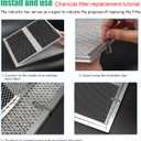 HPF36 Non-Ducted Charcoal Filter Kit for Broan NuTone Range Hood (14.62” x 15.88”) - 2 Pcs