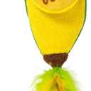 Catstages Peelin' Good Banana Kicker Dental Catnip Toy, Yellow (1 Count (Pack of 1))