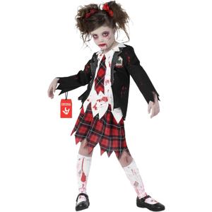 Morph Costumes School Girl Zombie Costume for Kids - Kid Zombie Costume Girl - Kids Halloween Costumes Girls Scary (Small)