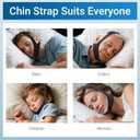 Anti Snoring Chin Strap for CPAP Users with Adjustment,Anti Snoring Chin Strap for Sleeping Comfortable Stop Snoring Solution, Anti Snoring Devices Breathable and Durable,Snore Stopper