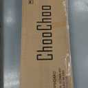 ChooChoo Bathroom Floor Cabinet, Modern Bathroom Storage Cabinet with 4 Doors and Adjustable Shelves, Freestanding Cupboard for Living Room, White (11.81"D x 23.62"W x 43.31"H)