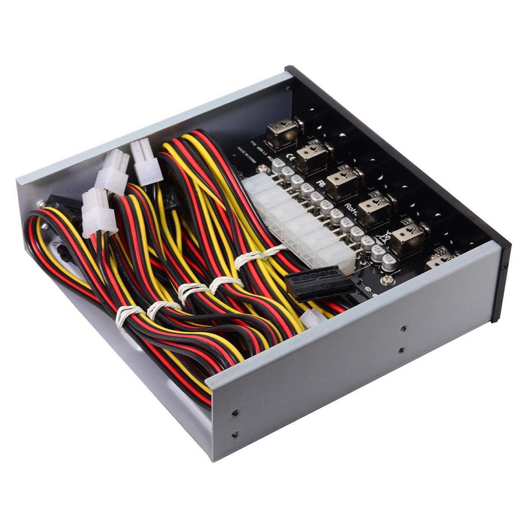 cablecc 6 Hard Disk Control System Intelligent Control Management System HDD SSD Power Switch with 5.25 CD-ROM Bay