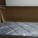 DUMGTIF Queen Size Platform Bed Frame with Velvet Upholstered Headboard and Sturdy Wooden Slats Support,Mattress Foundation，Easy Assembly, No Box Spring Needed,Slip Resistant (Grey, Queen)