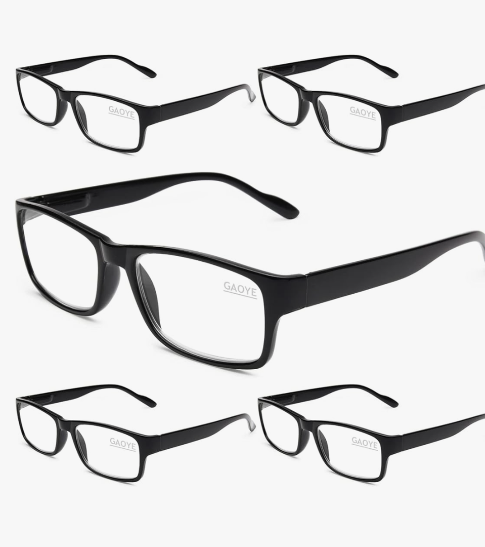 Gaoye Reading Glasses Men/Women, Eyeglasses, Blue Light Readers for Men/Women, Computer Eye Glasses, Cheaters 2.5x
