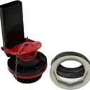 Toilet Flush Valve Kit With 3 1/4" Flapper (Pack of 1, No Finish)