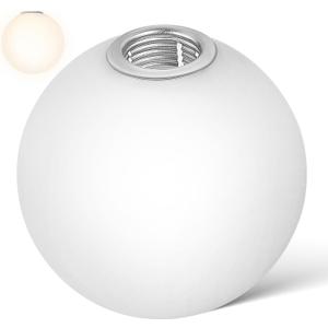 DOITOOL Frosted Glass Globe Lamp Shade for G9 Light Fixtures,Glass Ball Lamp Shades Modern Lamp Shade Replacement for Pendant Light Chandelier