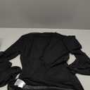 Floerns Women's Star Mesh See Through Mock Neck Long Sleeve Tops Tee T-Shirt Black E M