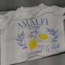 AMALFI COAST SOCIAL CLUB COMFORT COLOR TEE (M, White)