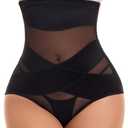 MOVWIN Shapewear for Women Tummy Control - Body Shaper Slimming (4-6, Black)