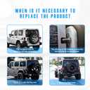 Tailgate Door Latch w/Power Locks for 2007-2017 Jeep Wrangler 2018 Jeep Wrangler JK 3.6L 3.8L 4589584AG 4589584AF 4589584AD
