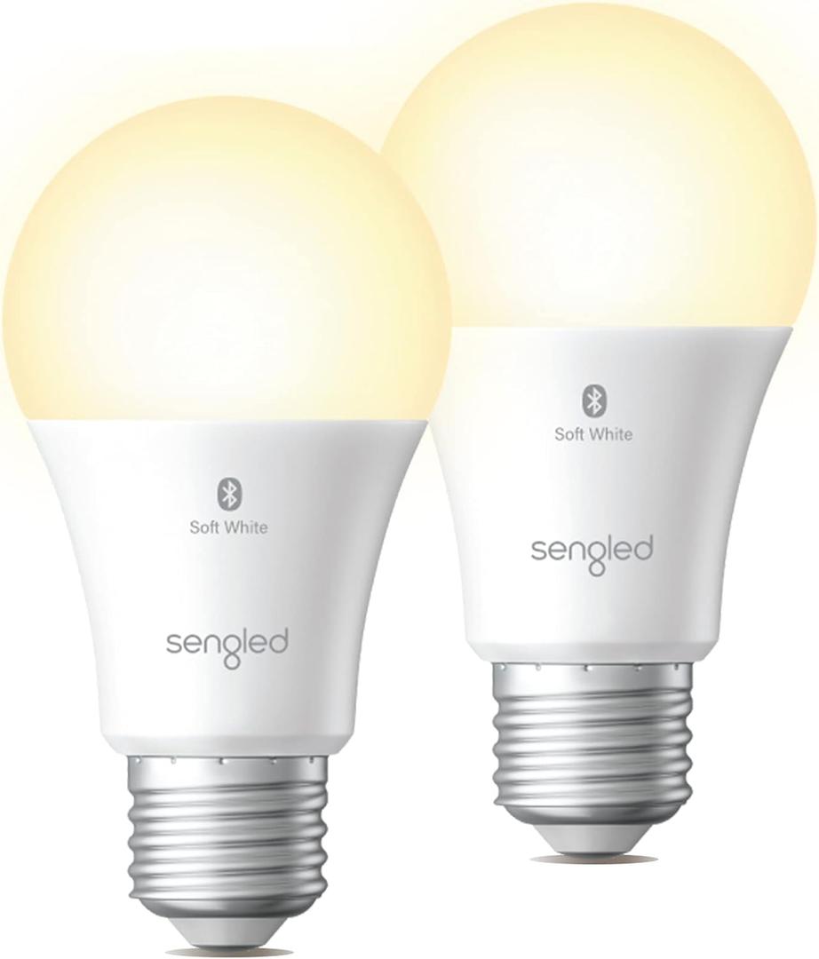 Sengled Bombillas Alexa equivalentes a 100 W, bombillas inteligentes de malla Bluetooth de 1500 LM, bombillas inteligentes que funcionan solo con Alexa, alto brillo, bombilla blanca suave A19 2700K