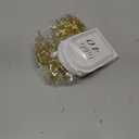 Wedding Table Numbers 1-40, 40 White Gold Cards with 40 Gold TableNumber Holders for Wedding Reception(Card and Holder)