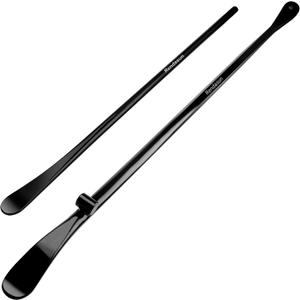 2PCS Tire Bar, 34645 Tire Mount and Demount Iron 37In, 3/4 in | 33220 Mt and Demount Spoon 30 in, 11/16 in, Tire Irons Heavy Duty Used for Off-Road Vehicle, Bus, Cars, Tractor Tubeless Truck Tires