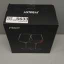 JYB&XY Large ultra-thin glasses set of 2,32oz Hand Blown Premium slim-profile extra-fine crystal glass Long Stem for men or women Wedding, Anniversary, Christmas Gift Box Give away gifts