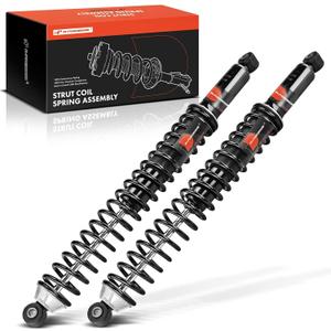 A-Premium Rear Towing Shocks Compatible with Ford F-150 [4WD/AWD] 2009-2014 - 2x Replacement Suspension Load Adjusting Shock Absorber Strut