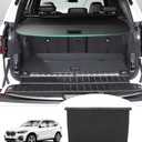 Powerty Cargo Cover for 2019-2025 2026 BMW X5 Trunk Cover Retractable Trunk Shielding Shade X5 Accessories Cargo Luggage Cover Black