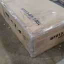 Rolanstar Bed Frame Twin Size with Charging Station and LED Lights, Upholstered Storage Headboard with Drawers, Heavy Duty Metal Slats, No Box Spring Needed, Noise Free, Easy Assembly, Dark Grey