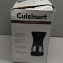 Cuisinart 5-Cup Coffee Maker with Stainless Steel Carafe, Coffee Machine with Removable Water Reservoir, Charcoal Water Filter, 30-Minute Keep Warm, and Brew Pause, DCC-5570NAS, Stainless Steel