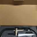 KENES Champagne Bronze Bathroom Faucet 1 Hole, Single Handle Gold Bathroom Sink Faucet for Vanity, Bar Sink Faucet with Drain Assembly & Deck Plate, Farmhouse RV Camper Outdoor Faucet, KE-9005B-CB
