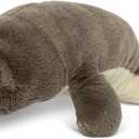 Fahlo Tracking Plush | Includes 12" Plush, Interactive 3D Tracking Map, and Wildlife Conservation Support | Eco-Friendly & Safe for All Ages | (Manatee)